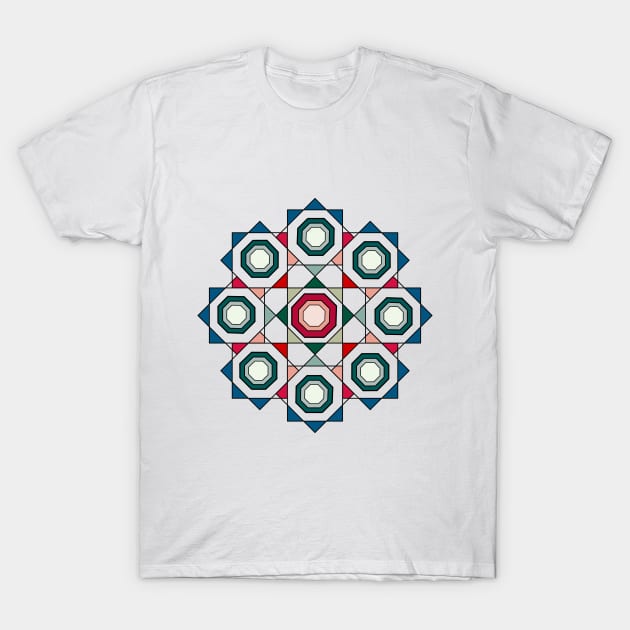 Tile mandala T-Shirt by hedehede